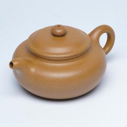 Golden-Duanni Fanggu Yixing Teapot | Shimmering & Timeless | DXY ZISHA
