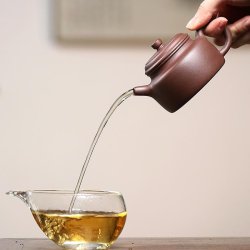 Zini (Purple Clay) Dezhong Yixing Teapot | Sturdy & Proportional | DXY ZISHA