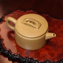 Golden-Duanni Hanwa Yixing Teapot | Gilded & Large | DXY ZISHA