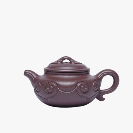 Dicaoqing Fanggu Ruyi Yixing Teapot | Heritage & Smooth | DXY ZISHA