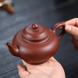 Zini (Purple Clay) Xiaoying Yixing Teapot | Petite & Concentrated | DXY ZISHA