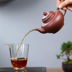 Zini (Purple Clay) Xiaoying Yixing Teapot | Petite & Concentrated | DXY ZISHA