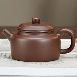 Zini (Purple Clay) Dezhong Yixing Teapot | Sturdy & Proportional | DXY ZISHA