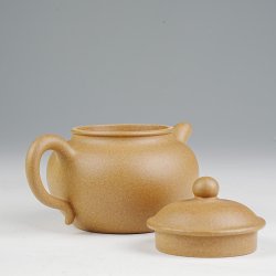 Duanni Lianzi Yixing Teapot | Natural & Sandy | DXY ZISHA